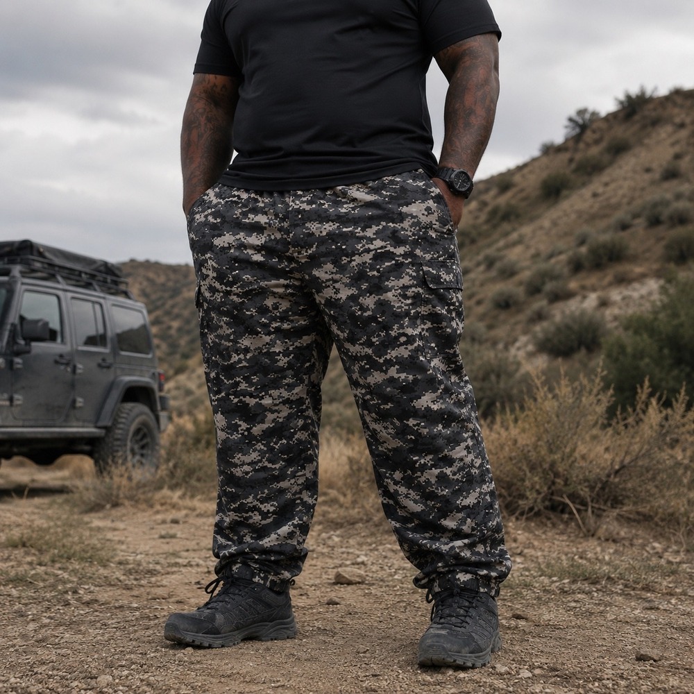 Genuine Gear Pants Mens XXL-R Gravy Digital Camo Cargo Ripstop Tactical Military